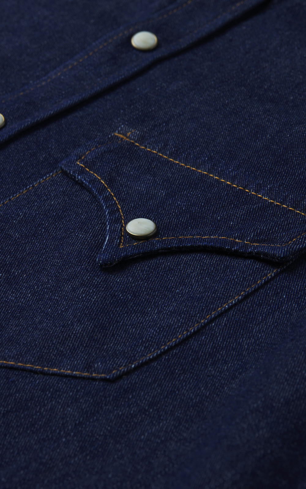 Fortela Texan Denim Western Shirt Indigo | Cultizm Fortela Texan Denim Western Shirt Indigo | Cultizm