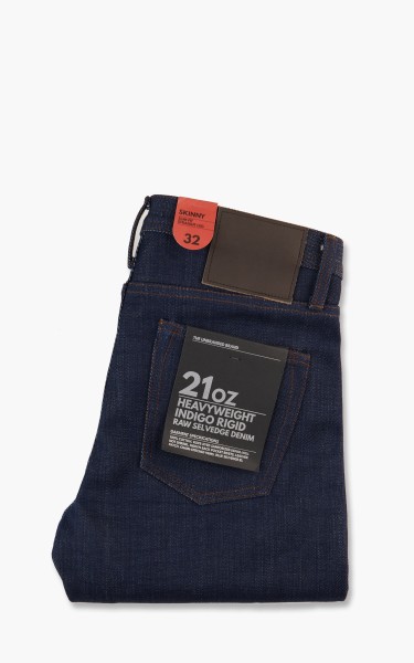 The Unbranded Brand UB121 Skinny Fit Heavyweight Selvedge Indigo 21oz UB121