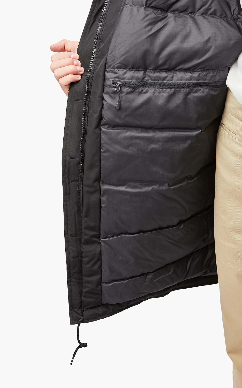 Nanamica GORE-TEX Long Down Coat Black | Cultizm