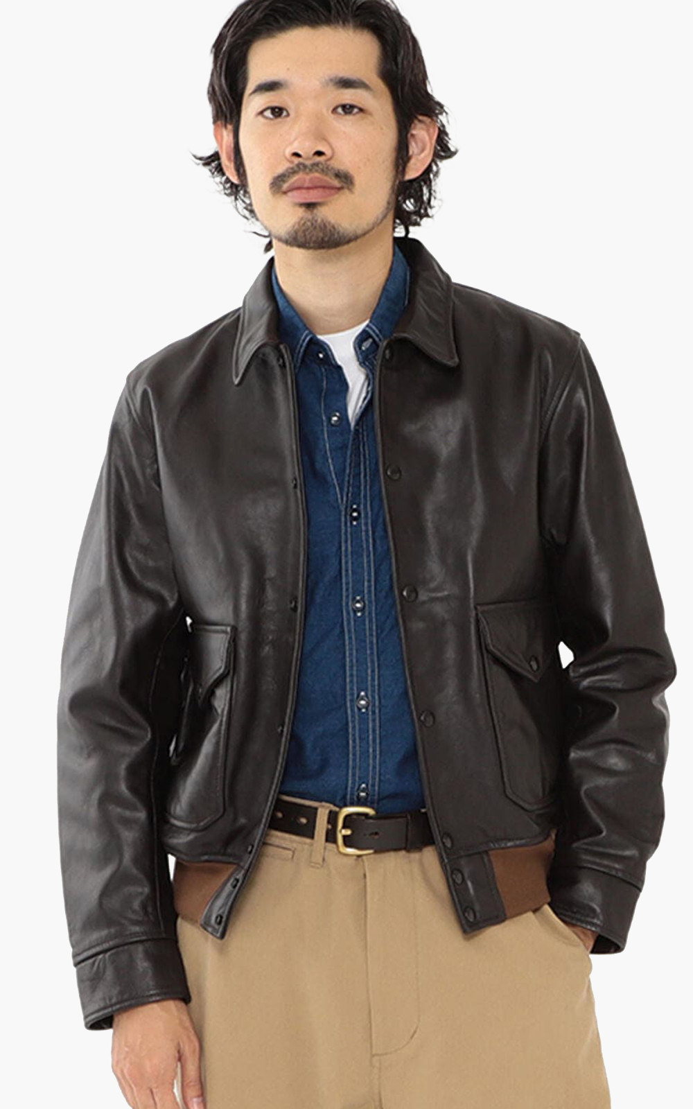 Beams plus leather jacket sale