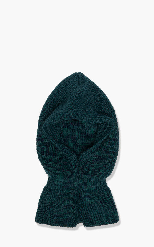 Leuchtfeuer-Strickwaren Balaclava Knit Wool Green 308-400