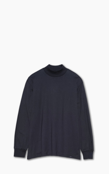 Nanamica Mock Neck L/S Tee Navy