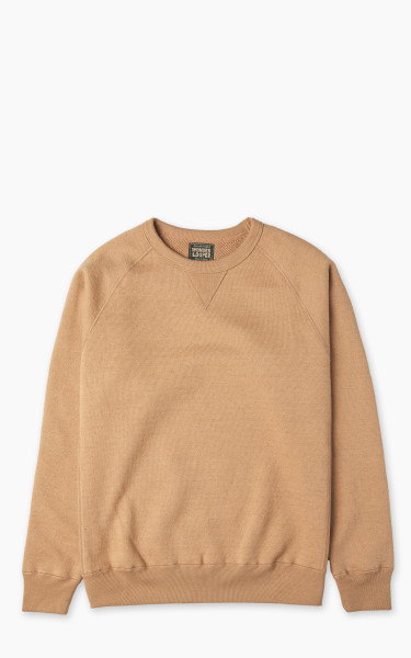 Wonder Looper Pullover Crewneck Double Heavyweight French Terry Foxfibre® Coyote 80