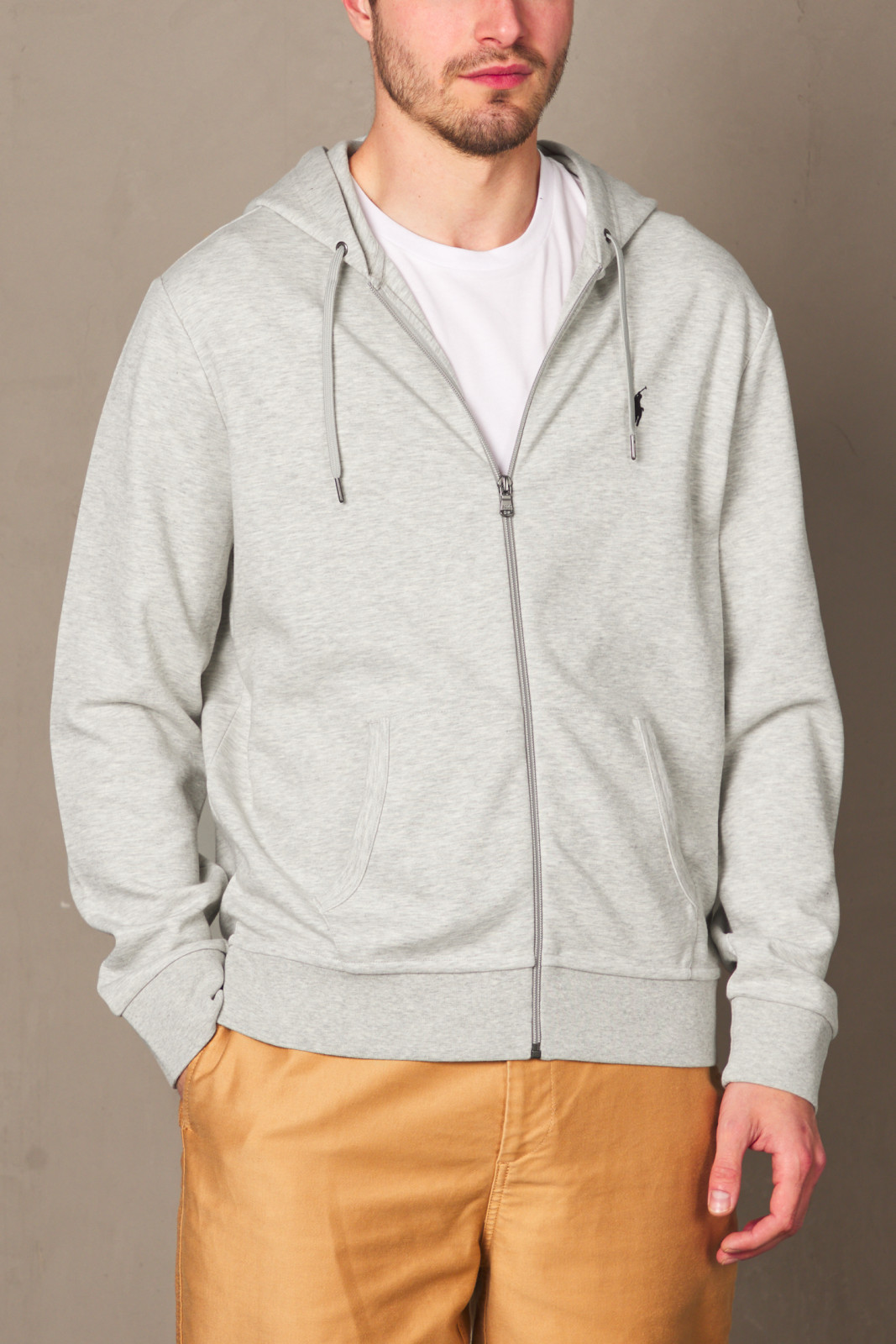 Polo Ralph Lauren Double Knit Full Zip Hoodie Light Sport Heather Cultizm