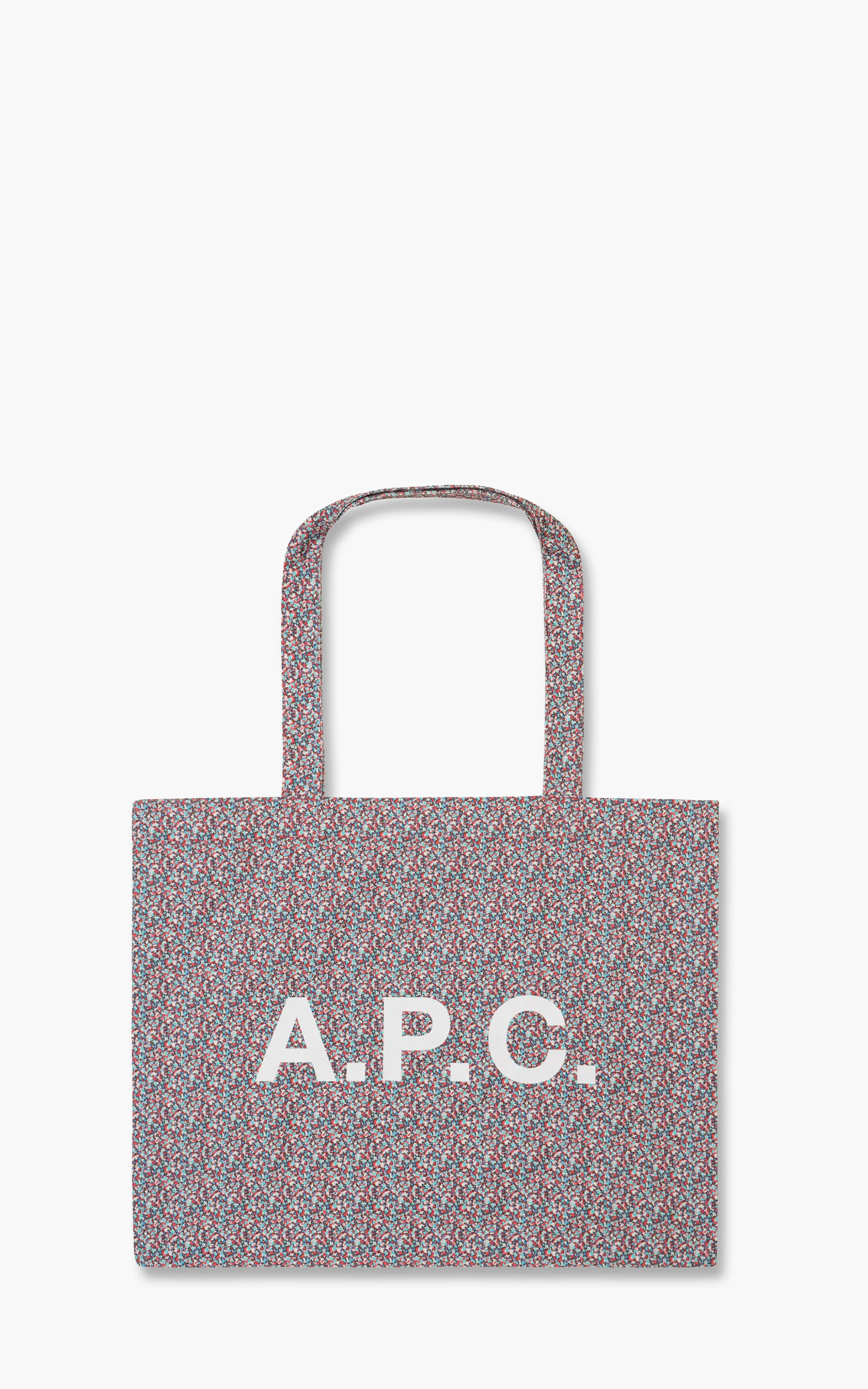 A.P.C. Diane Shopping Bag Liberty Printed Canvas Red