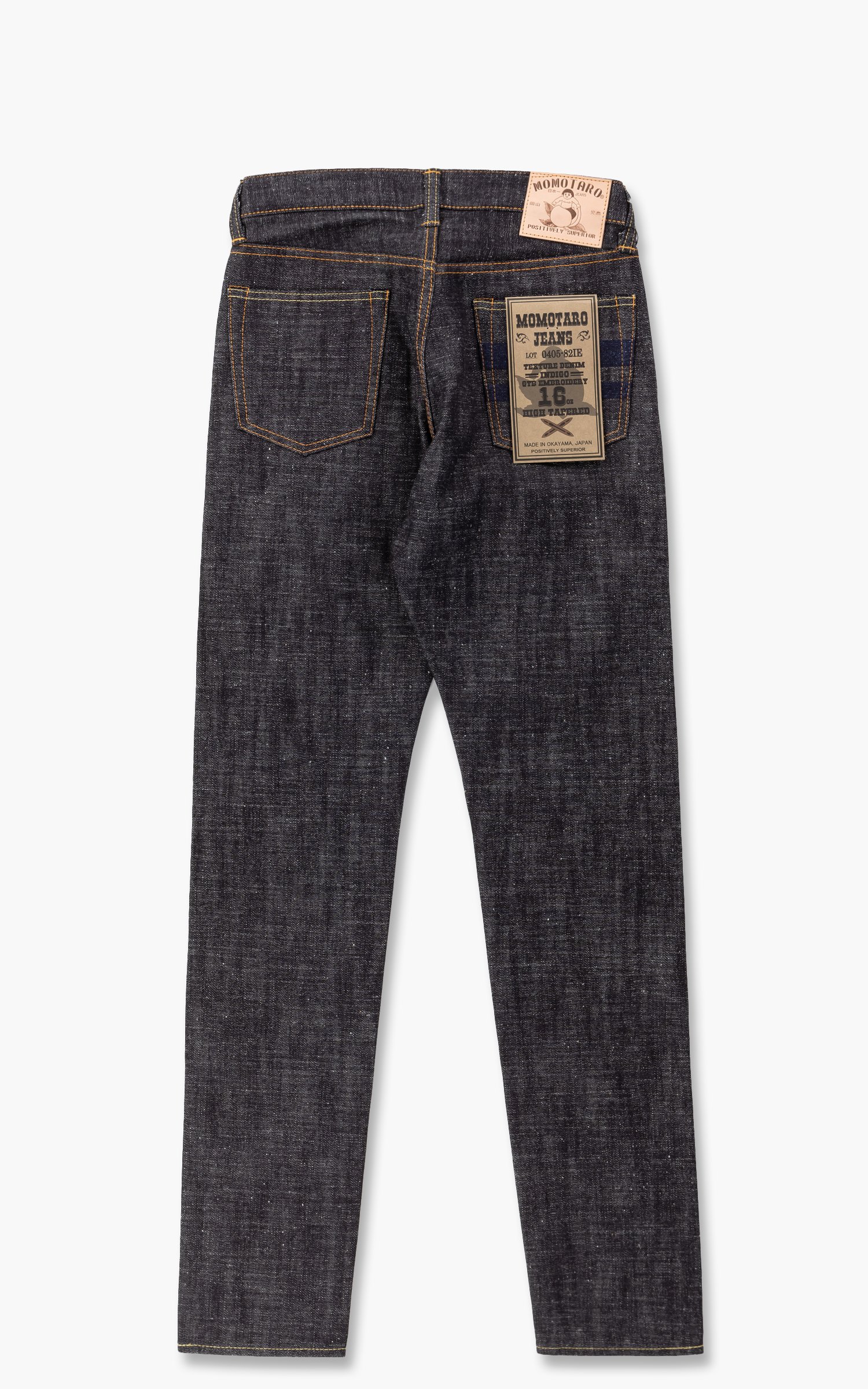 Momotaro Jeans 0405-82IE Indigo Selvedge Texture Denim GTB Embroidery ...