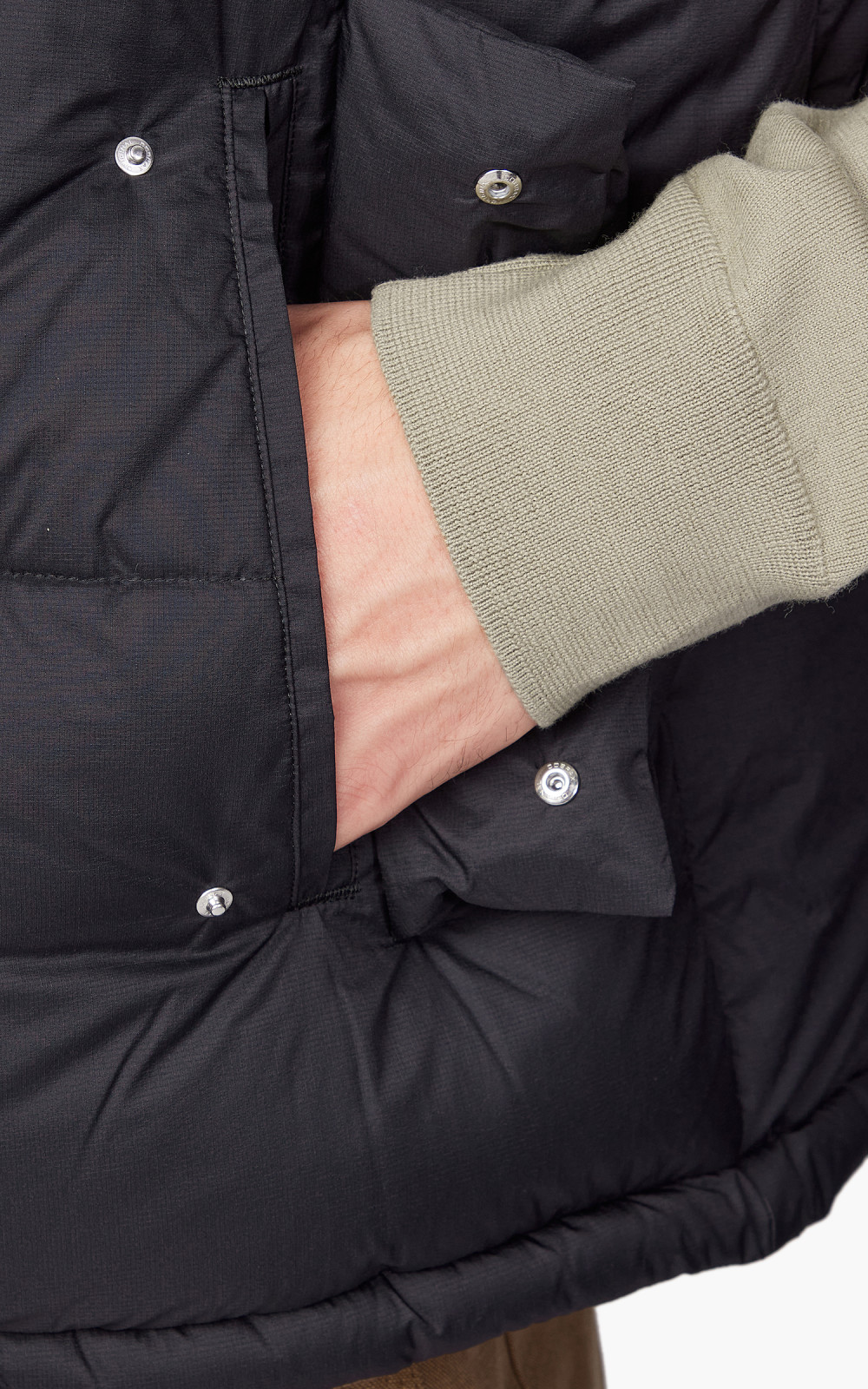 Auralee Super Light Nylon Ripstop Down Vest Black | Cultizm Auralee Super Light Nylon Ripstop Down Vest Black | Cultizm
