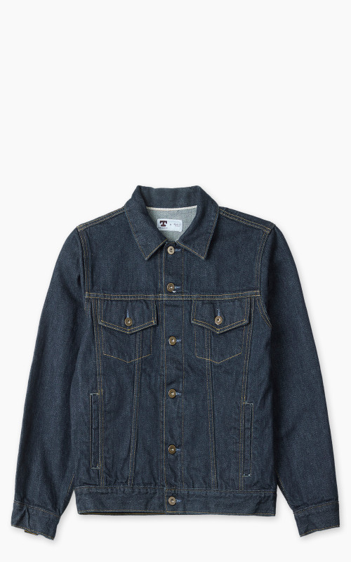 Tellason Jean Jacket Selvedge Denim Rinsed Indigo