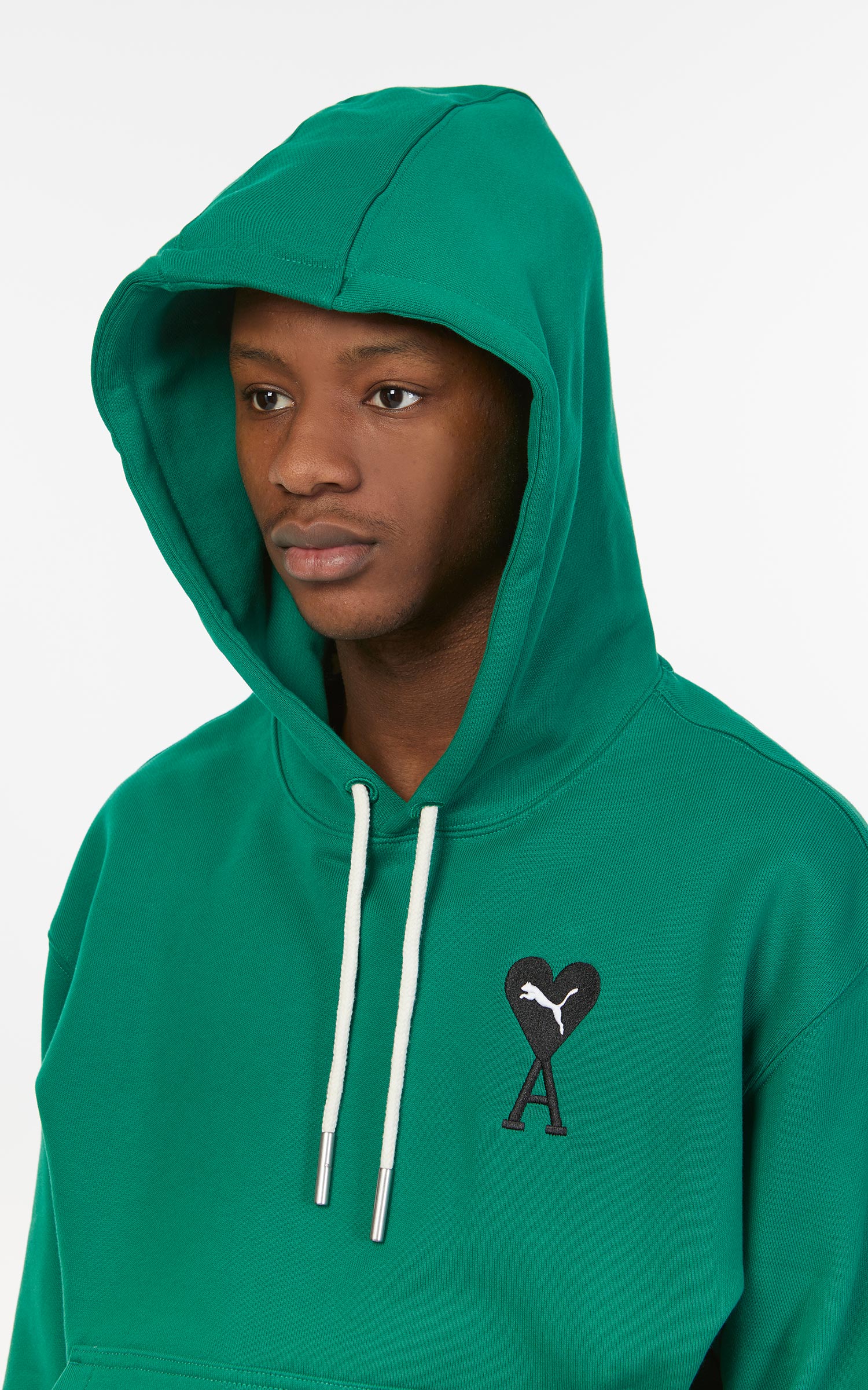 Puma x Ami Paris Hoodie Verdant Green | Cultizm