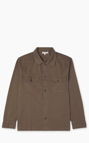Merz b. Schwanen SHIRT06RT Cotton Twill Shirt Grain