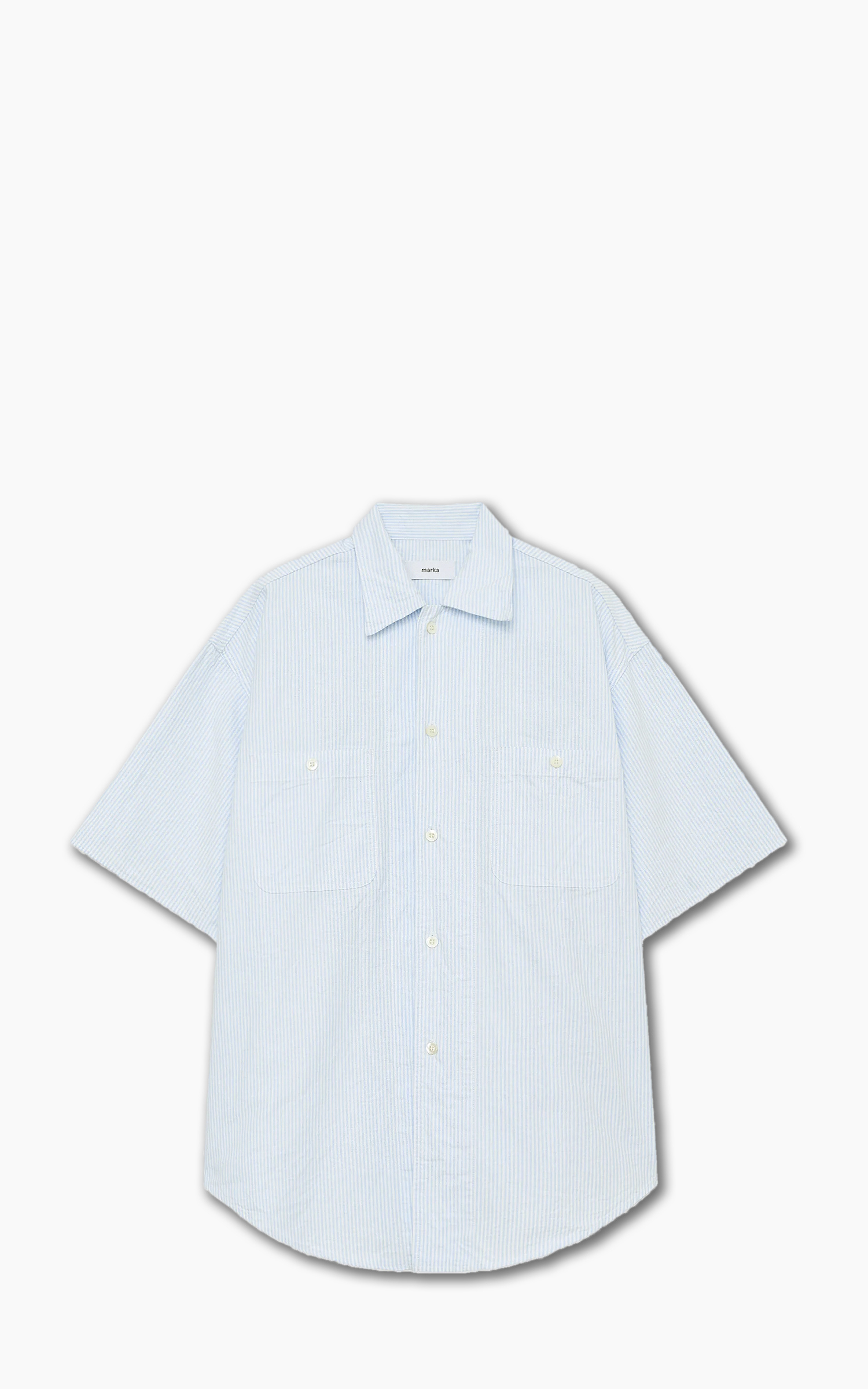 【2024年製 新品】 Shirt Work 'Marka' Markaware S/S Cultizm | Stripe Saxe トップス