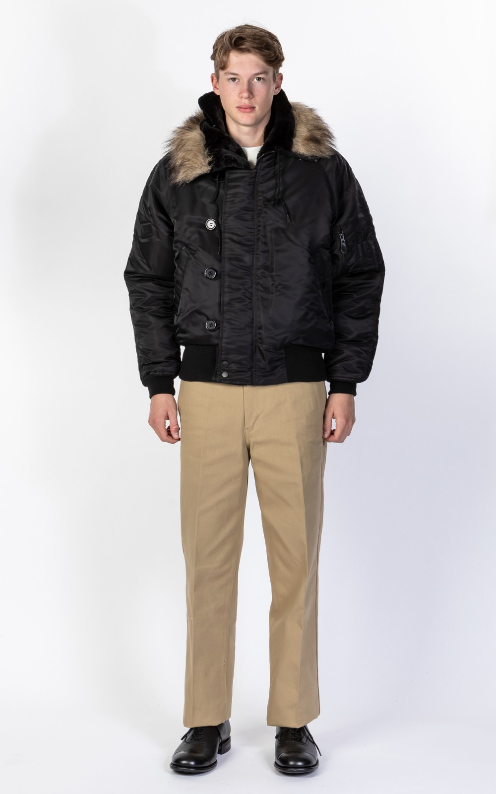 Military Surplus N2B US Flight Jacket Black Cultizm