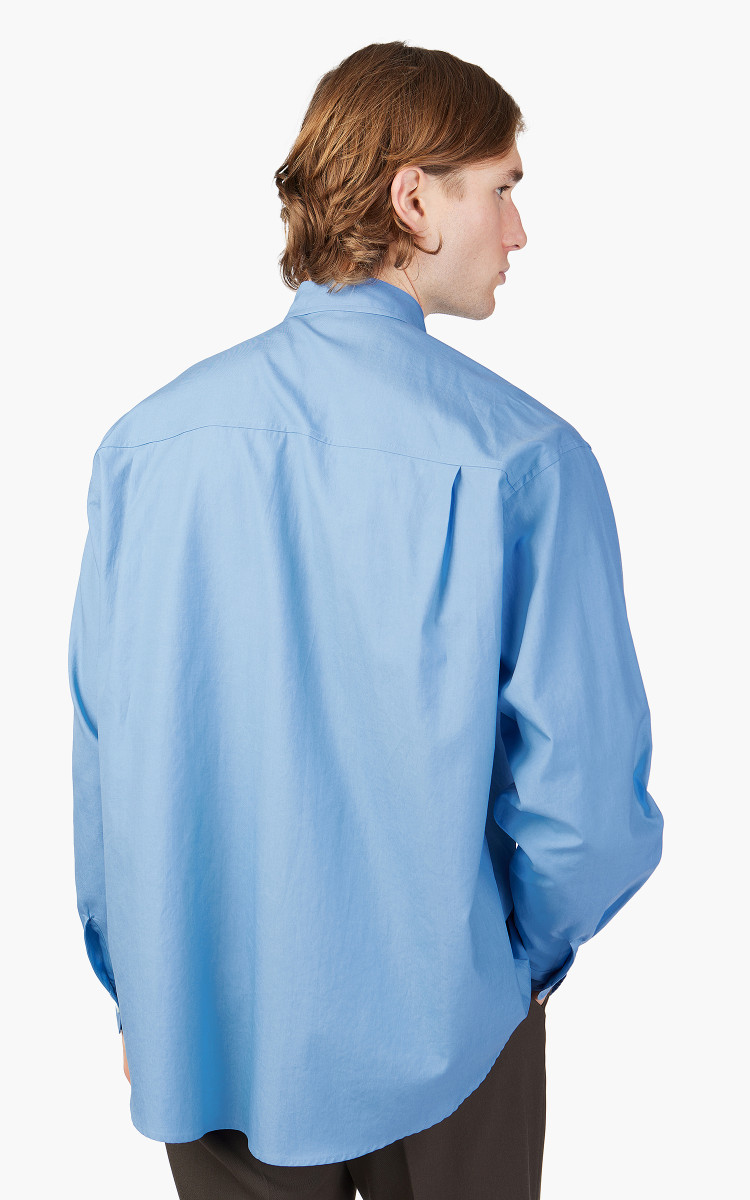Washed Finx Twill Big Shirt Brown