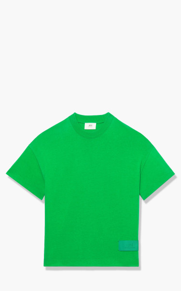 AMI Paris T-Shirt Satin Label Green UTS006.701-300