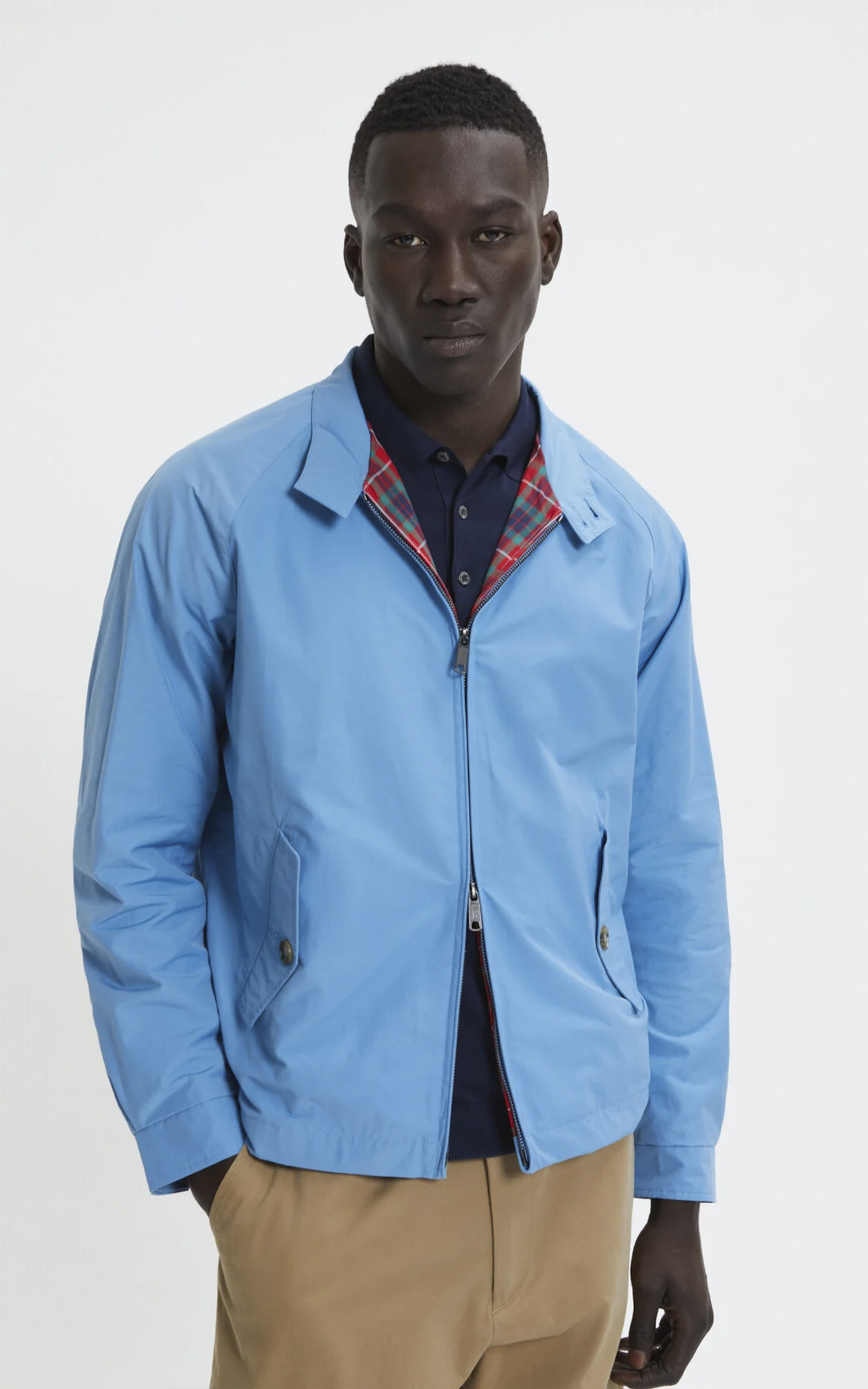 Baracuta G4 Harrington Jacket Baracuta Cloth Heritage Blue Cultizm