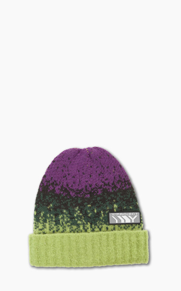 Y/Project Gradient Knit Beanie Green/Purple