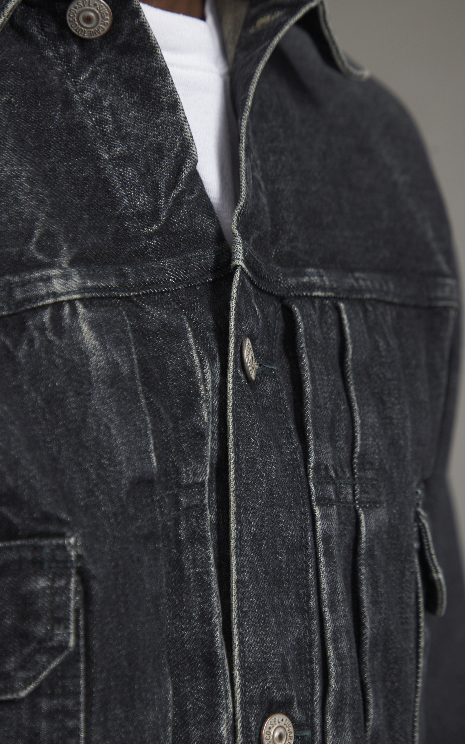 Sugar Cane SC15650H Type-2 Denim Jacket 1953 Model Black