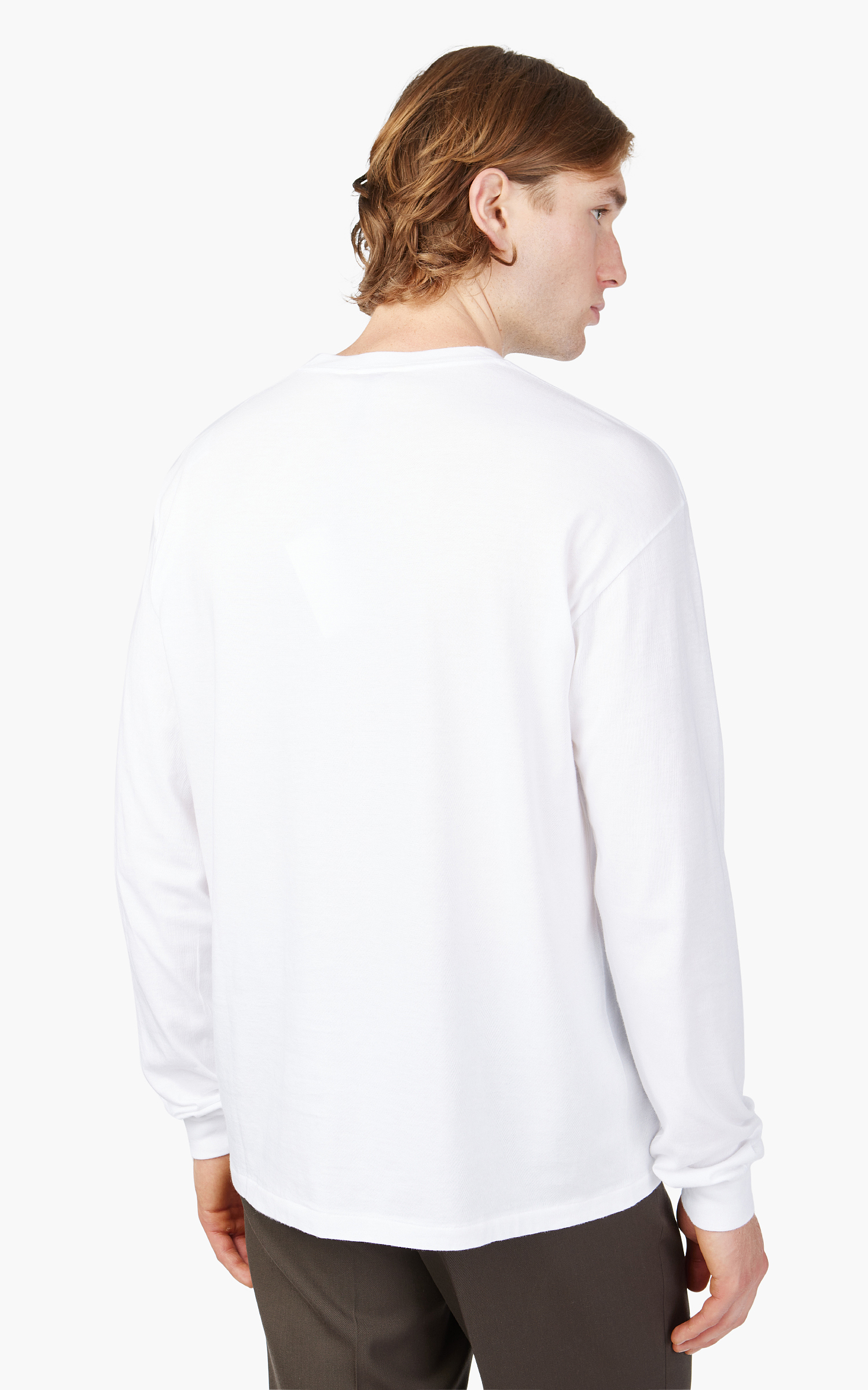 Auralee Seamless L/S Tee White | Cultizm