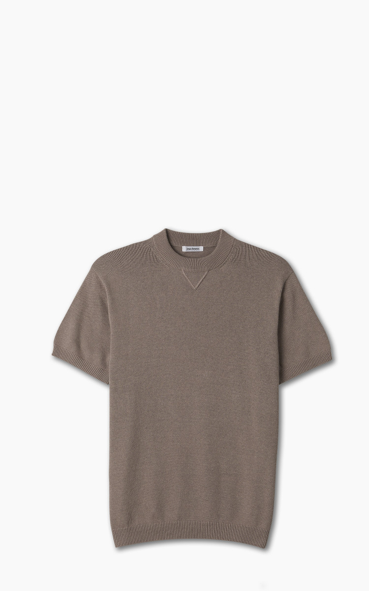 3sixteen Knit T-Shirt Mauve | Cultizm