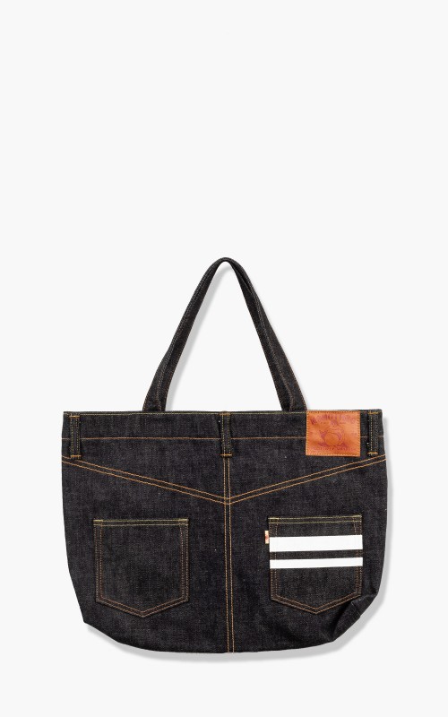 Momotaro Jeans B-11-S Denim Tote Bag Indigo