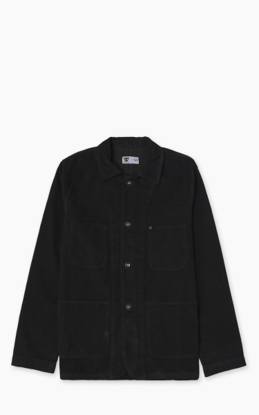 Tellason Baker Jacket Vell Millerighe Corduroy Black