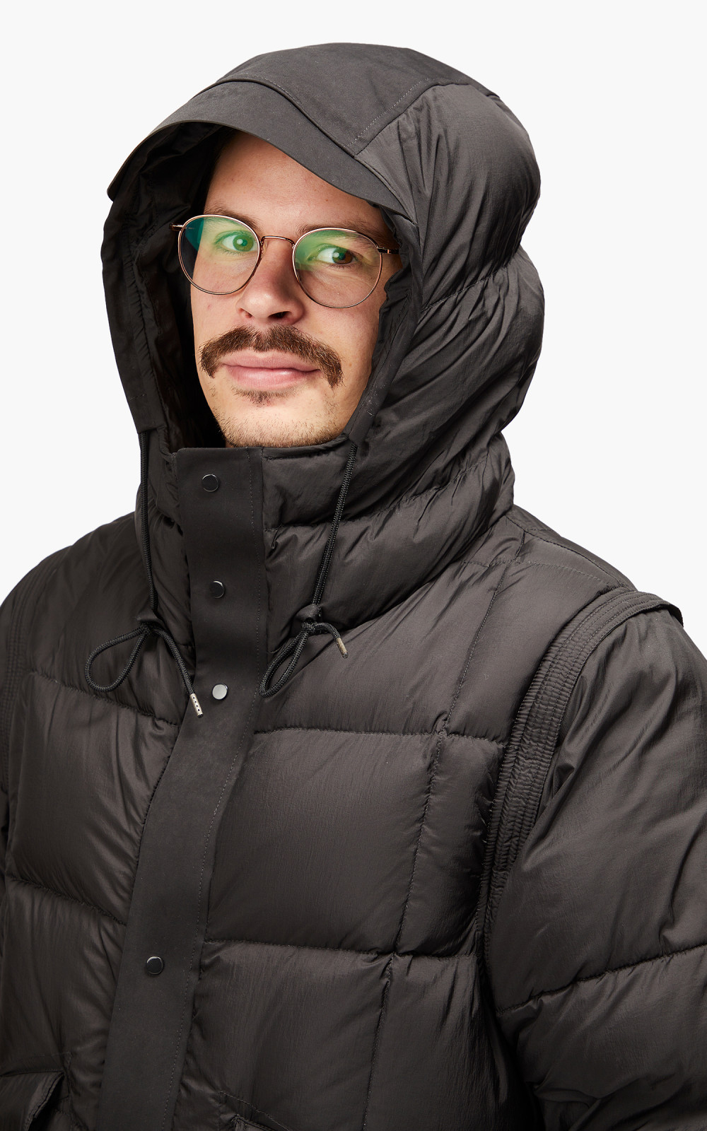 Ten C Hurricane Combo Down Anorak Black | Cultizm