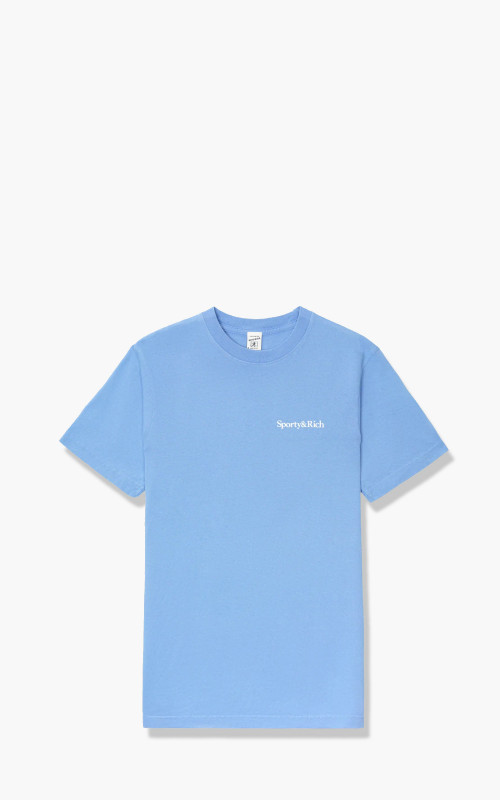 Sporty & Rich Drink More Water T-Shirt Periwinkle