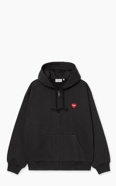 Carhartt WIP Hooded Heart II Hartt Sweat Jacket Black