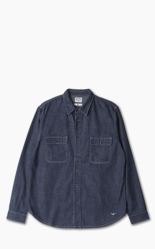 Benzak BWS-01 Work Shirt Tinted Denim 8oz