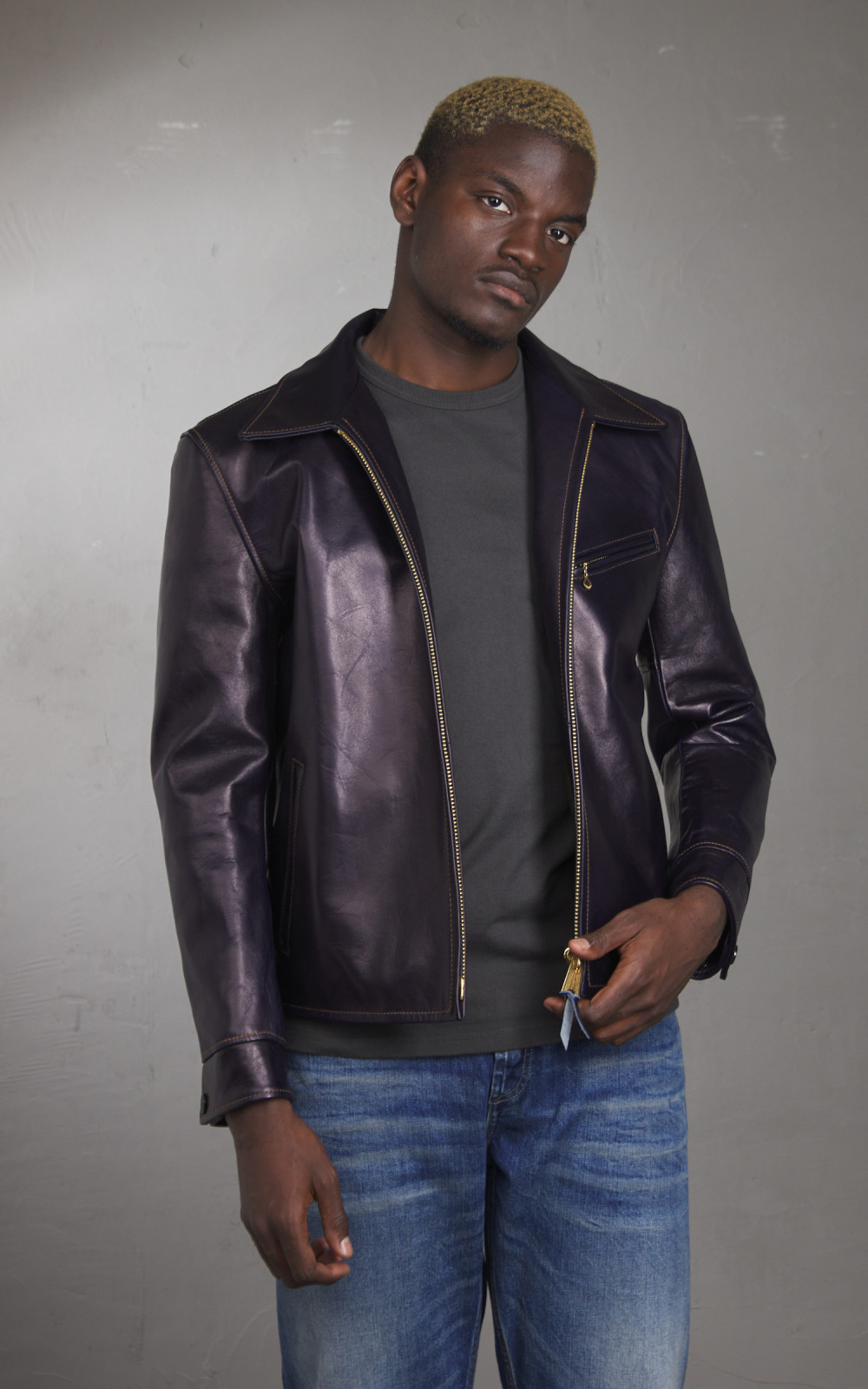 Y'2 Leather IR-42 Horsehide Single Riders Leather Jacket