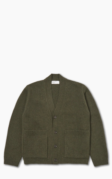 Universal Works Langdale Cardigan Eco Wool Olive
