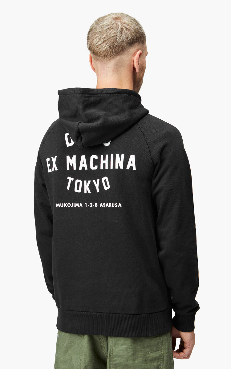 【Deus Ex Machina】 Tokyo Asakusa Address Hoodie Black Hoodie | Deus Ex Machina | Tokyo Address Hoodie – Deus Ex