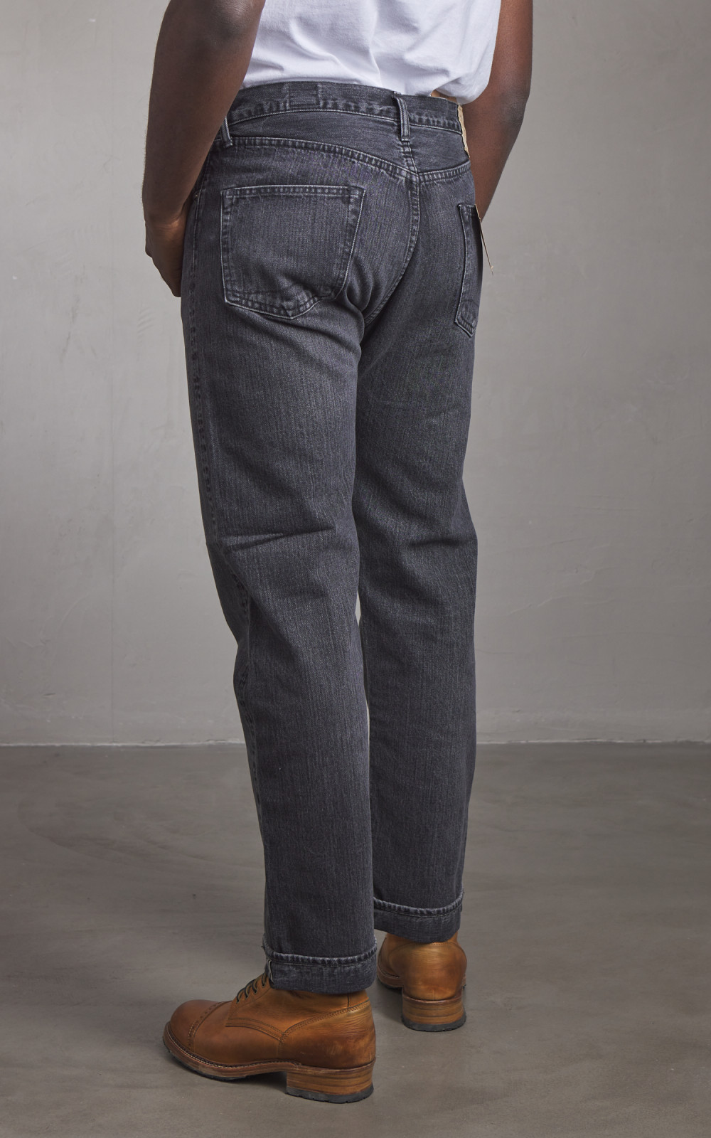 OrSlow Standard Fit Jeans 105 Black Denim Selvedge