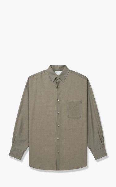 Markaware New Comfort Fit Shirt 120s Tropical Wool Greige A22A-13SH01C-Graige