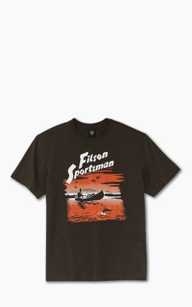 Filson Pioneer Graphic T-Shirt Coffee/Canoe