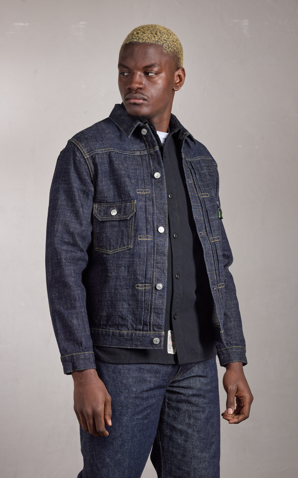 FOB Factory F2378 Type 2 Selvedge Denim Jacket Rinsed Indigo | Cultizm