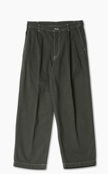 Markaware &#039;Marka&#039; 1-Tuck Crease Jeans Green