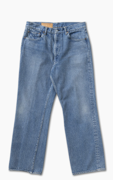Kaptain Sunshine Skate Shoecut Denim Pants Vintage Wash Indigo
