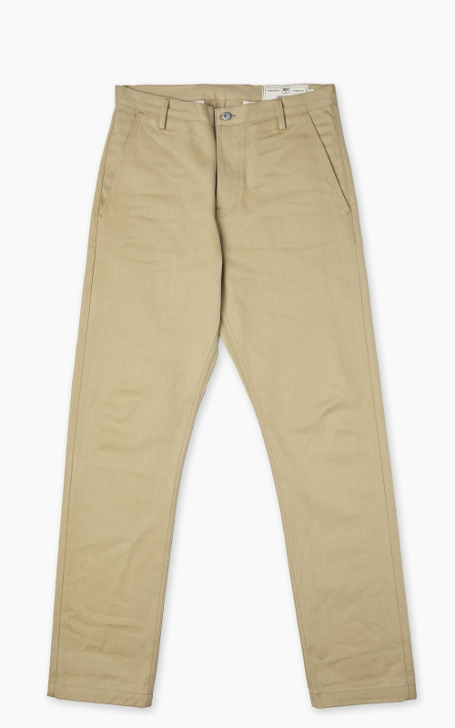 Rogue Territory Officer High Trouser Selvedge Khaki