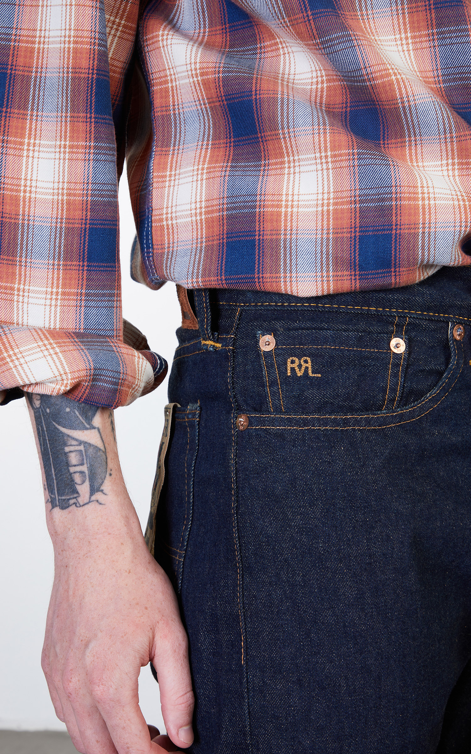 Straight | Cultizm One 5-Pocket RRL Wash Fit Denim