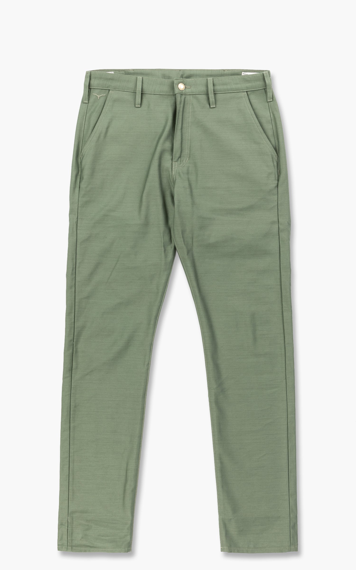 Benzak BC-01 Tapered Chino Military Twill Army Green | Cultizm