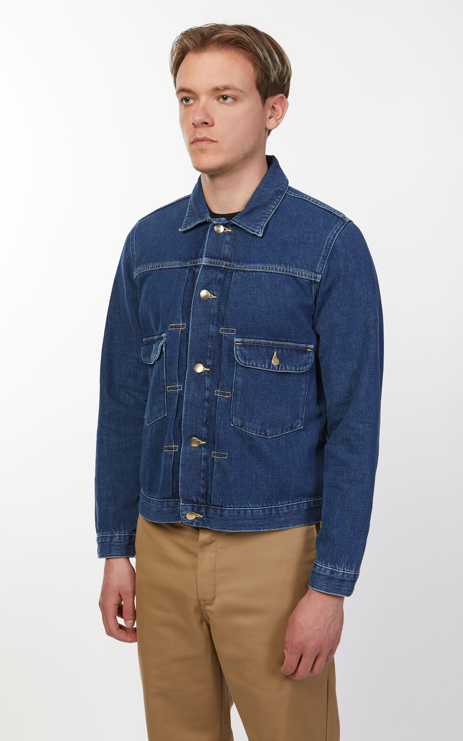 Edwin E-Classic Jacket Joaquin Blue Denim Blue Mid Wash | Cultizm