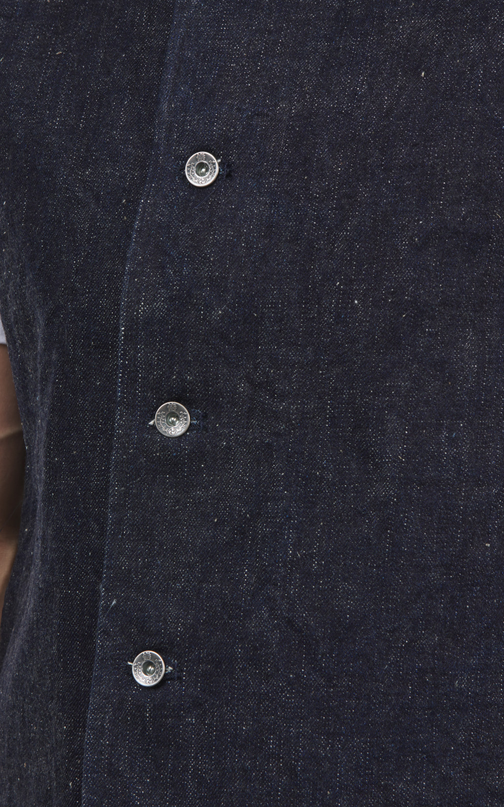 Samurai Jeans SJVT24 Denim Jerkin Vest Indigo 17oz | Cultizm Samurai Jeans SJVT24 Denim Jerkin Vest Indigo 17oz | Cultizm