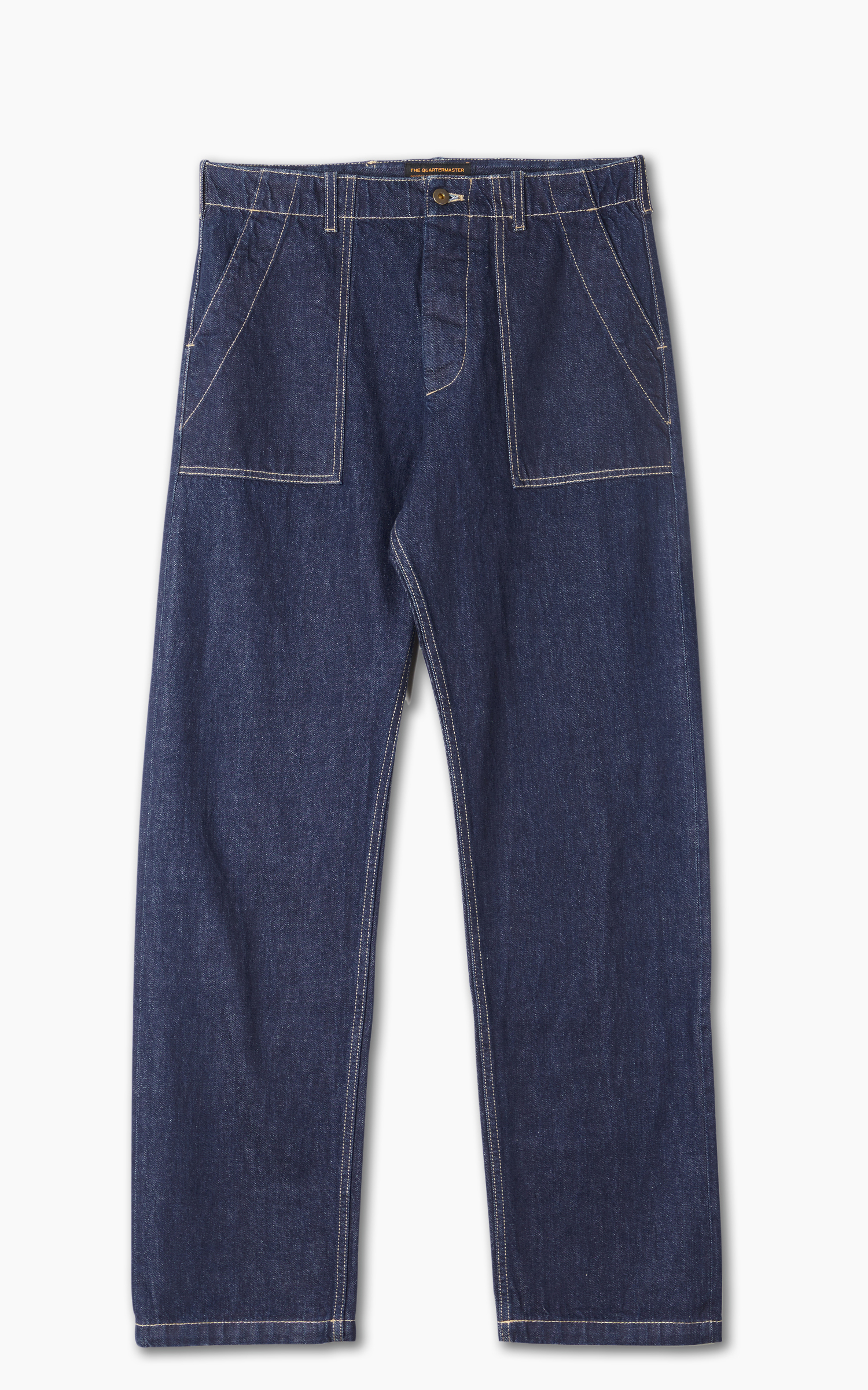 The Quartermaster Fatigue Pant Rinsed Denim Selvegde Indigo The Quartermaster Fatigue Pant Rinsed Denim Selvegde Indigo