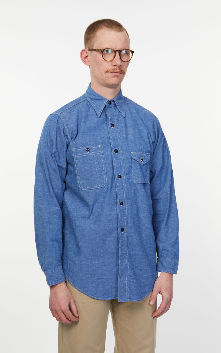 Anatomica Big Yank 1935 Shirt Blue | Cultizm