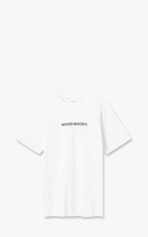 Wood Wood Sami Logo T-Shirt Bright White