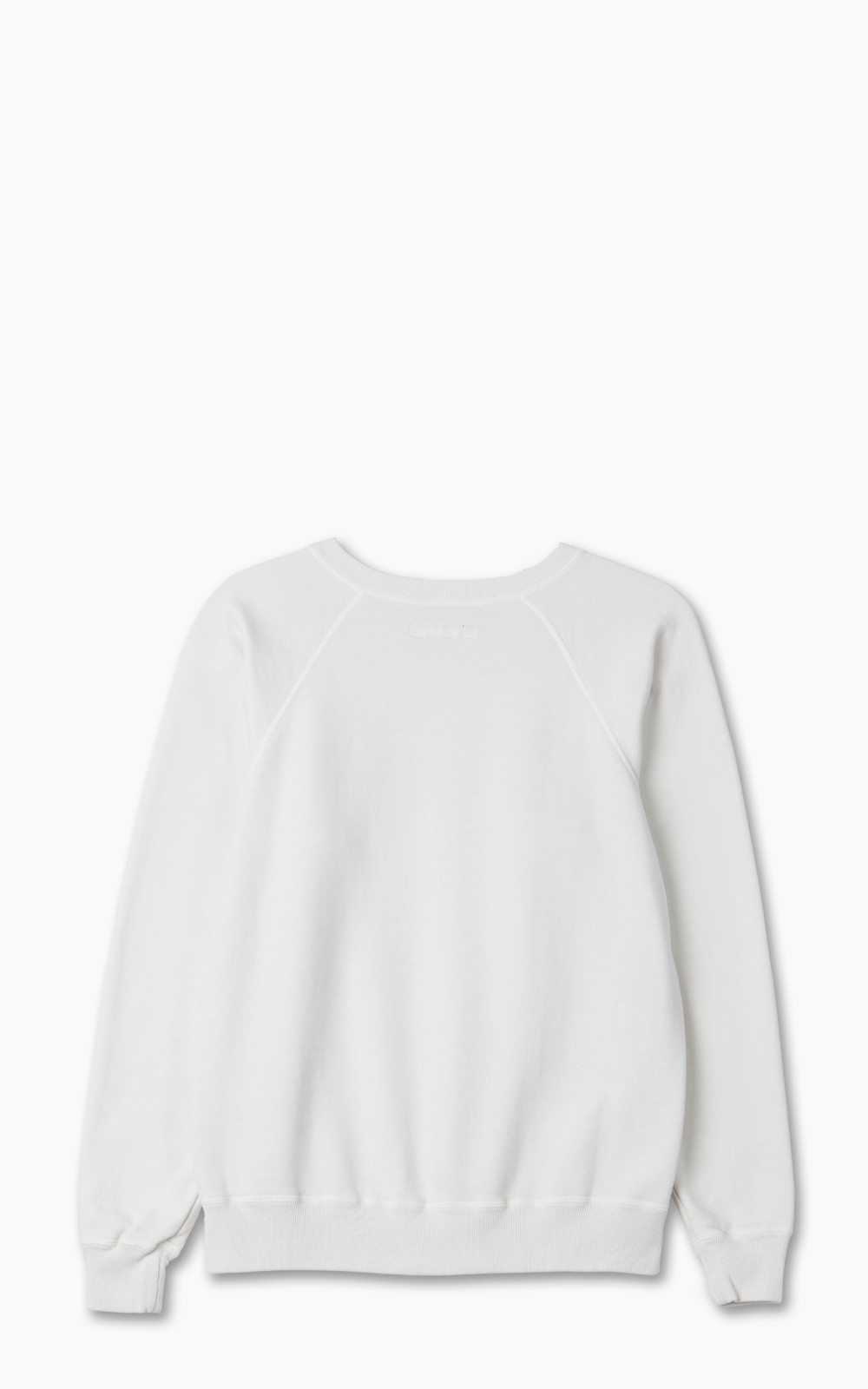 Fullcount 3765 2 Count Raglan Sleeve College Sweatshirt Off White Cultizm