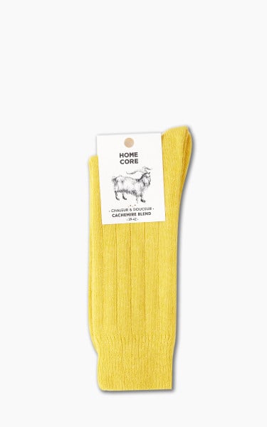 Homecore Cashmere Blend Socks Primary Mustard
