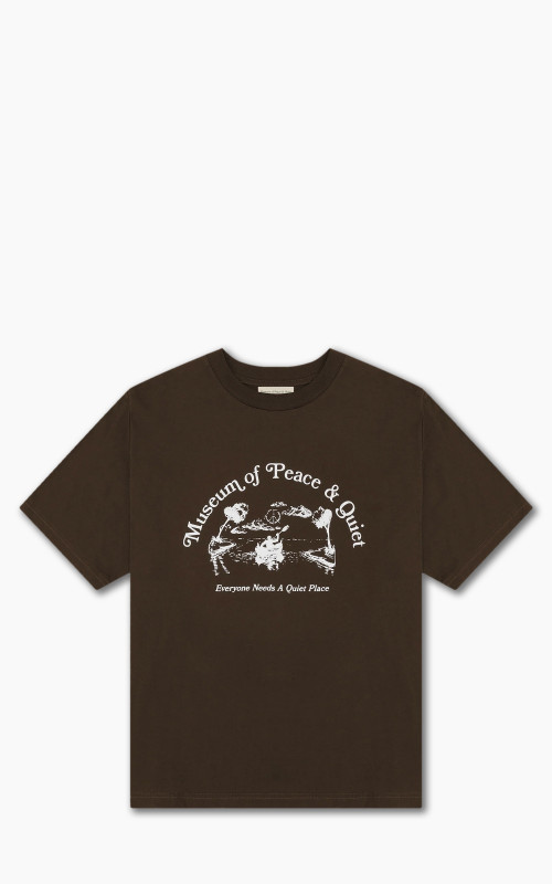 Museum of Peace & Quiet Quiet Place T-Shirt Brown