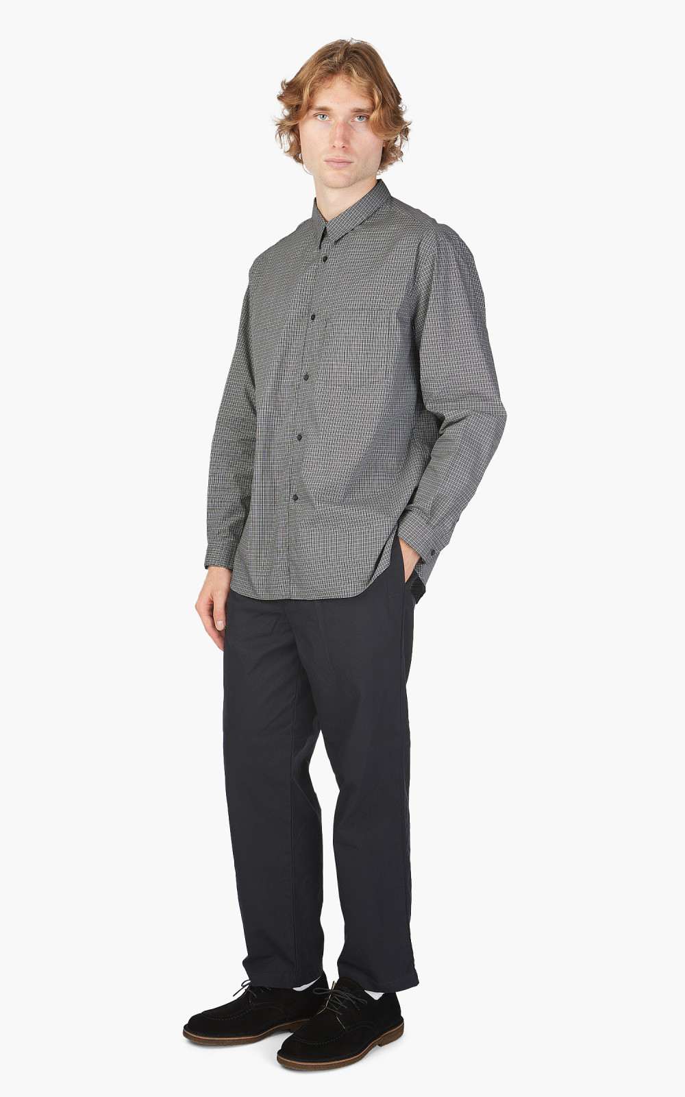 KRISVANASSCHE 4Pocket Check Shirt シルク混紡 67034042_43_B.jpg?ts=1703093289048